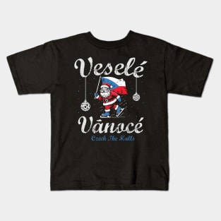 Veselé Vànocé ! Merry Christmas In Czech Kids T-Shirt